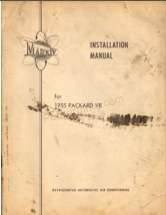 1955 Mark IV A/C Installation Manual Image